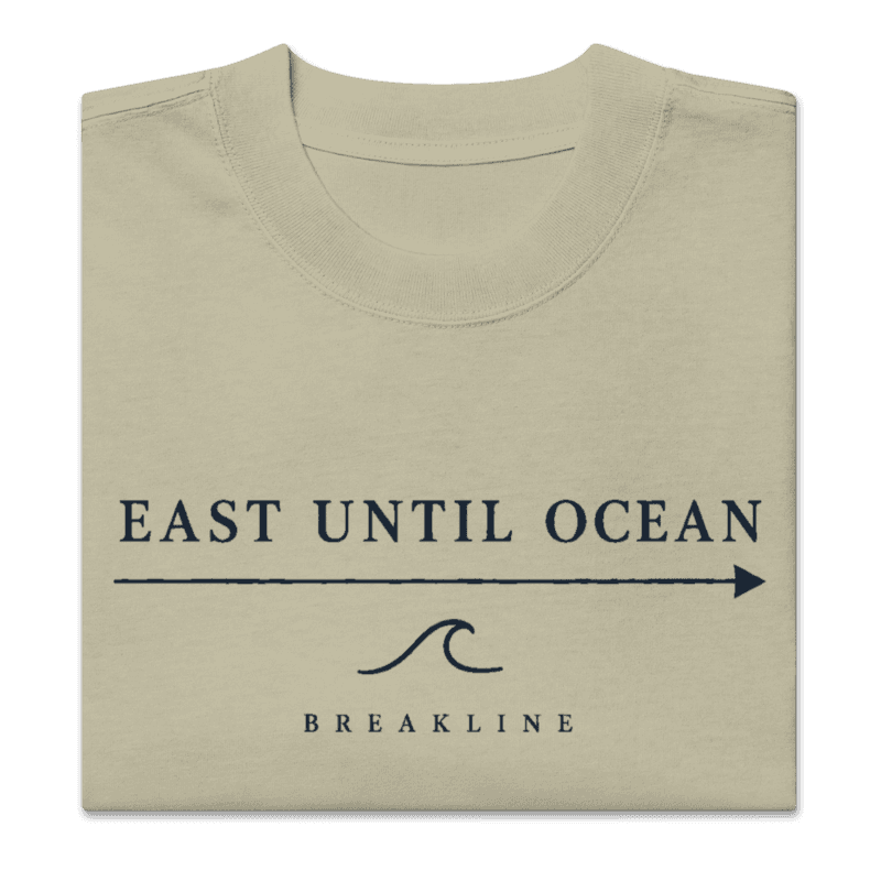 East Until Ocean Light Oversized faded t-shirt - photo 3