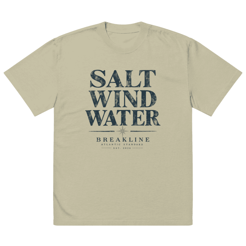 Salt Wind Water Oversized faded t-shirt - photo 3