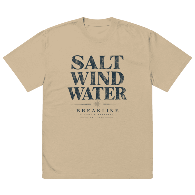 Salt Wind Water Oversized faded t-shirt - photo 1