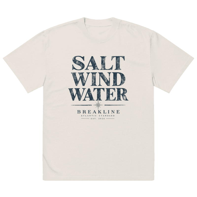 Salt Wind Water Oversized faded t-shirt - photo 4