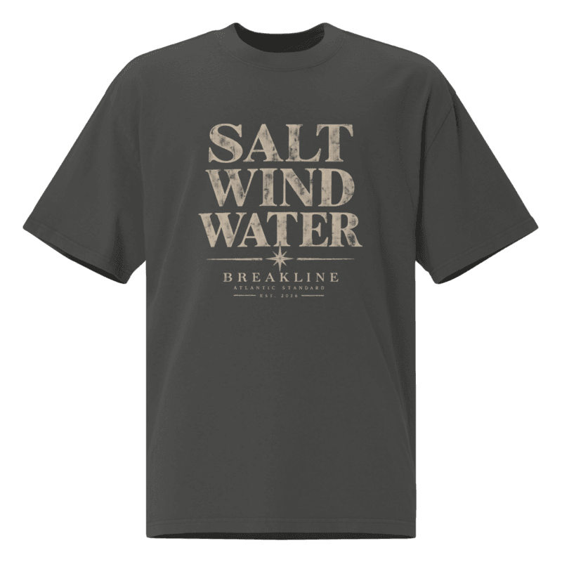 Salt Wind Water (Dark) Oversized faded t-shirt - photo 2
