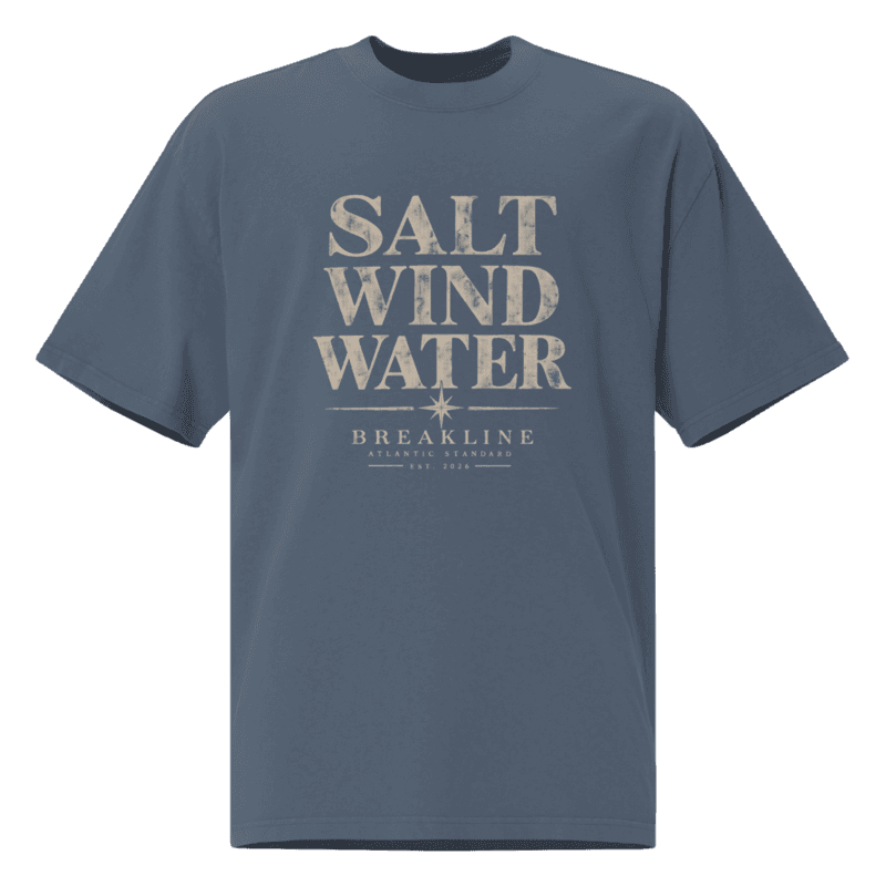 Salt Wind Water (Dark) Oversized faded t-shirt - photo 3